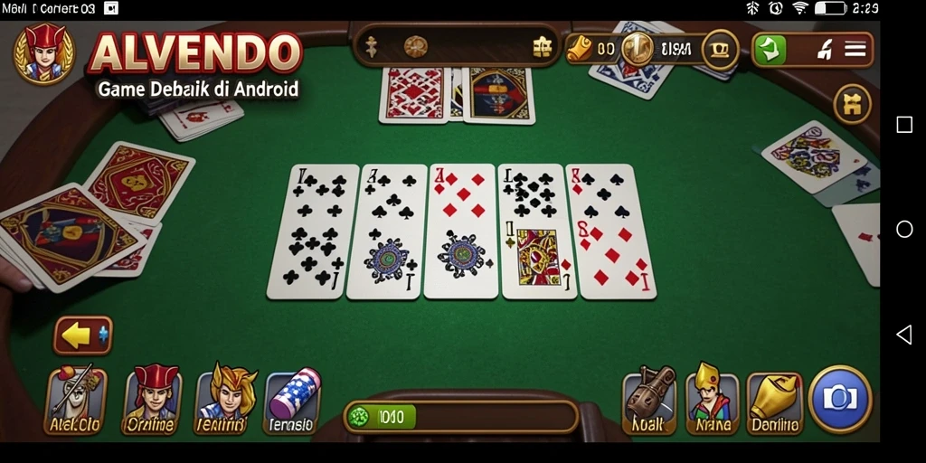 Tampilan gameplay ALVENDO yang seru dan interaktif.