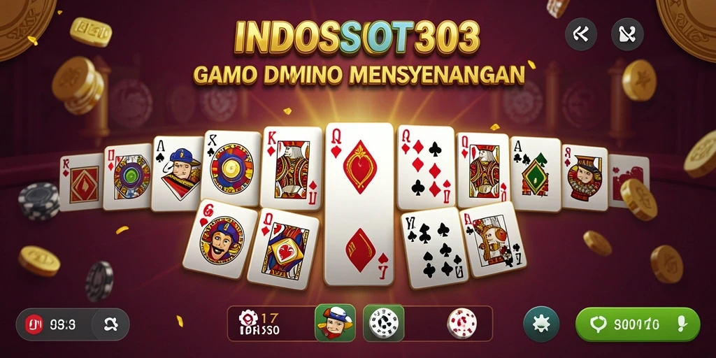 Gameplay menarik Domino di INDOSLOT303 dengan desain yang memukau.