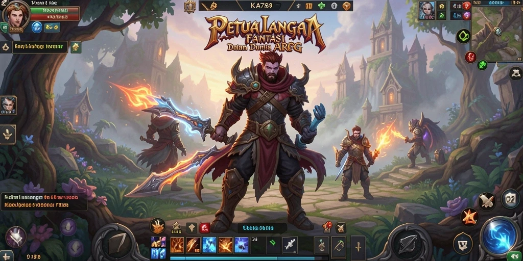 Gameplay seru di KA789 dengan berbagai aksi karakter ARPG.