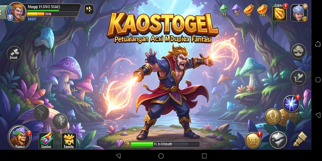Tampilan gameplay ARPG yang mendebarkan dalam KAOSTOGEL.