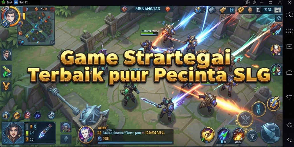 Tampilan gameplay dinamis dalam MENANG123 dengan elemen strategi.