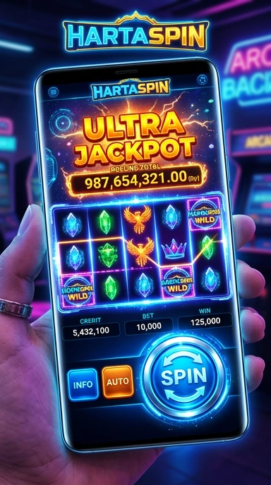 Screenshot menampilkan proses pengunduhan aplikasi di hartaspin.